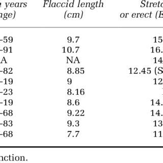 flaccid length meaning|Stretched and flaccid penile lengths of both groups by .